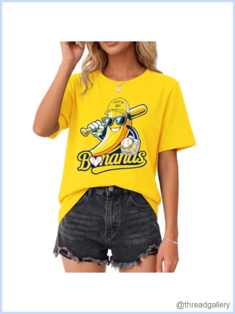 Casual Fruit Graphic Short Sleeve Crew Neck T-Shirt